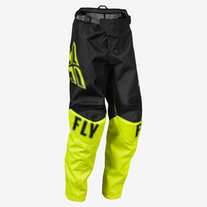 Fly Racing Youth F-16 Pants (Black/Hi-Vis Yellow)